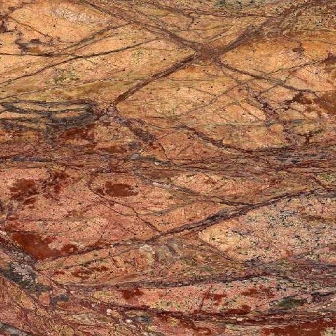 Naturstein Marmor Fliesen Treppen Arbeitsplatten Rain Forest Brown